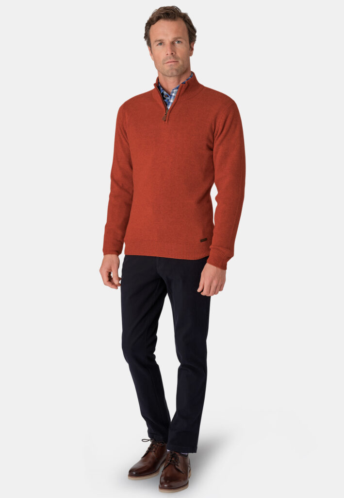 Brook Taverner Coleridge Ember 1 4 Zip Jumper