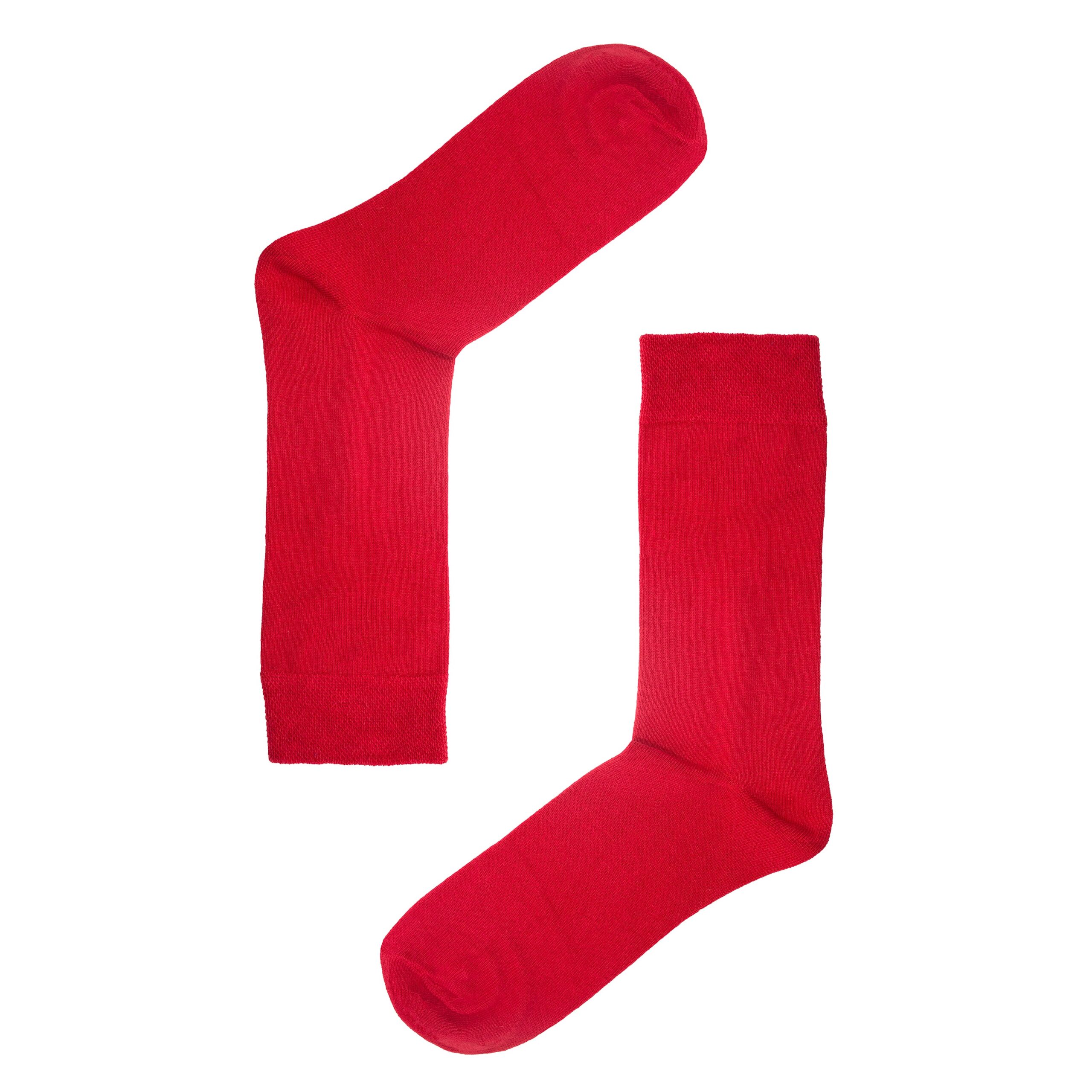 Jemsox Plain Red Socks