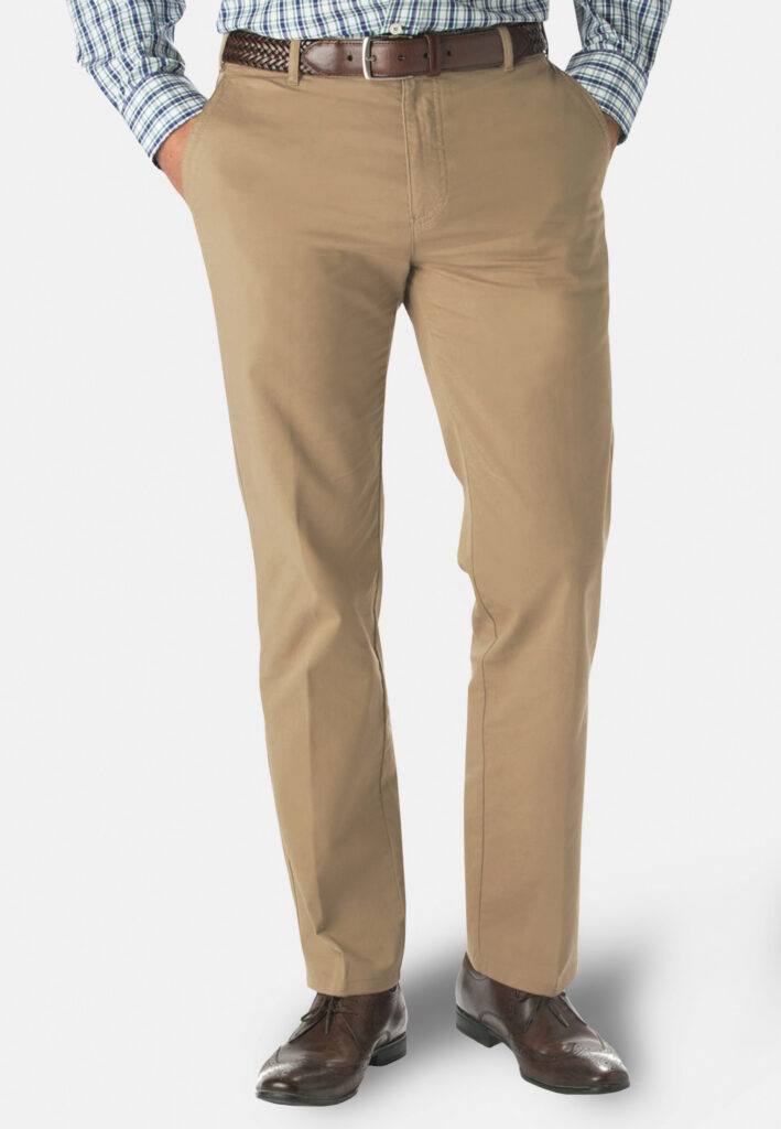 Brook Taverner Denver Sand Classic Fit Chino 8806