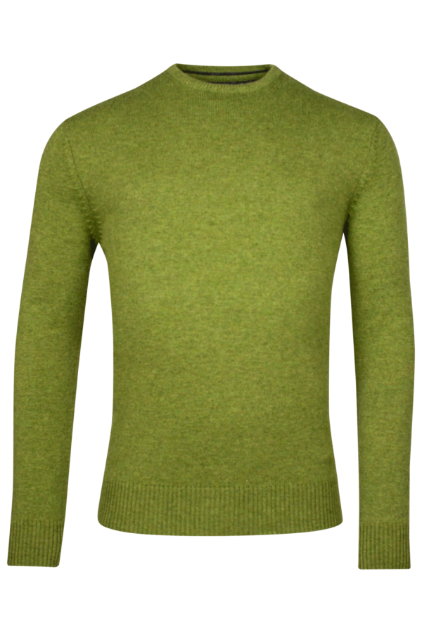 Baileys Green  Lambswool Crew Neck