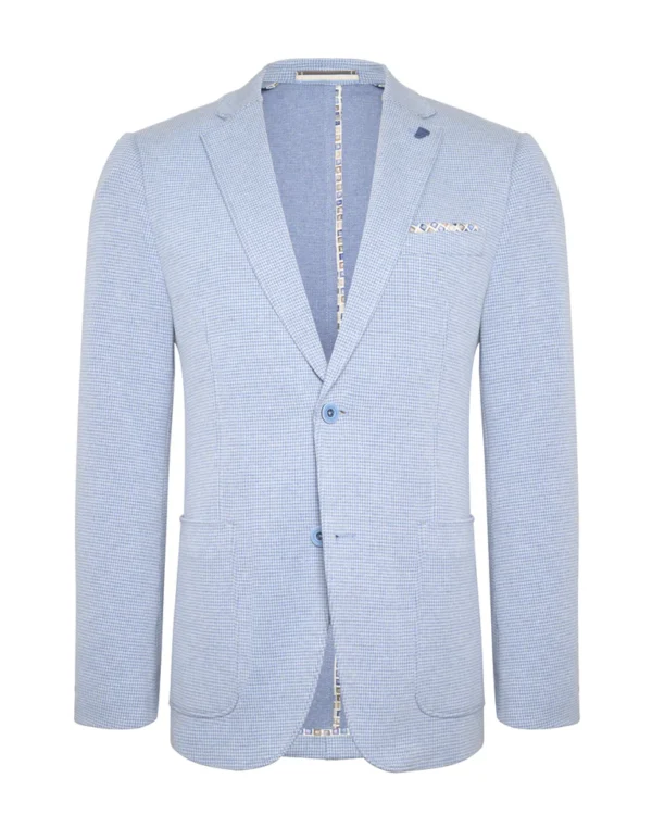 R2 Light Blue Jersey Jacket