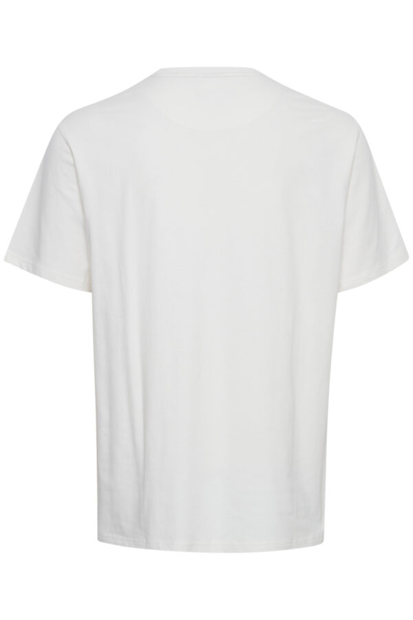 FQ1924 White Basic Round Neck T-Shirt - Image 2