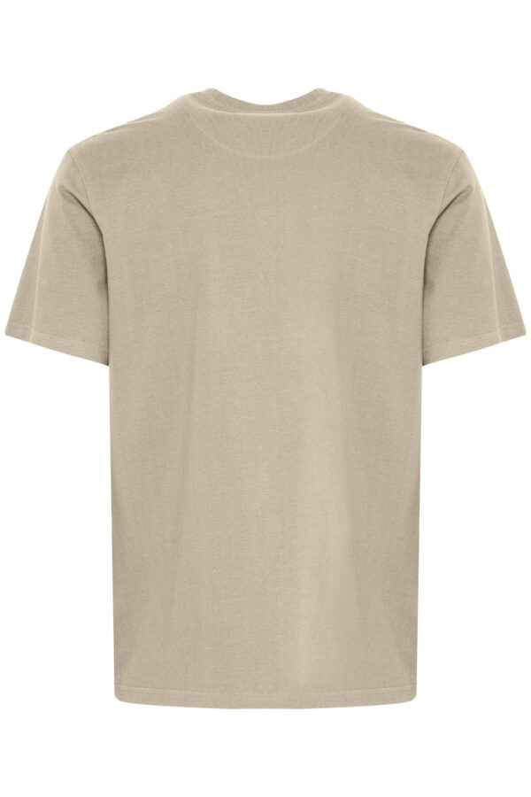 FQ1924 Sand Basic Round Neck T-Shirt - Image 2