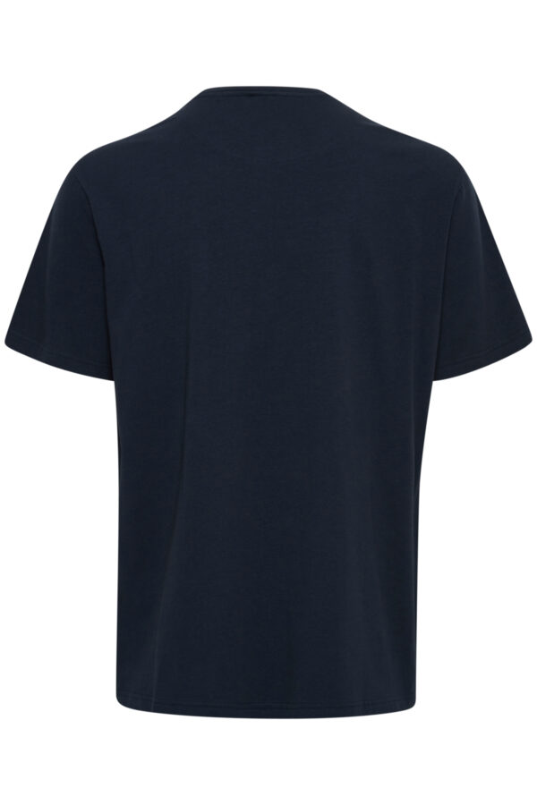 FQ1924 Navy Basic Round Neck T-Shirt - Image 2