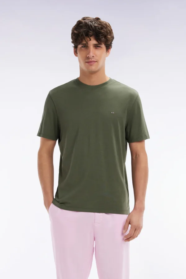 Eden Park Green Regular Fit T-Shirt E25MAITC0001