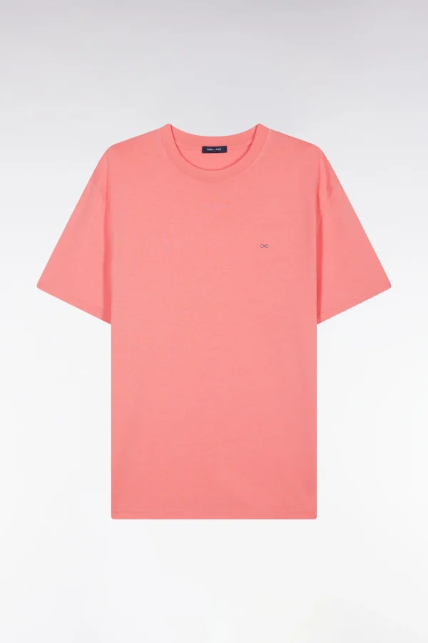 Eden Park Bright Pink Regular Fit T-Shirt E25MAITC0001 ROF3 - Image 4