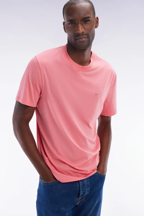 Eden Park Bright Pink Regular Fit T-Shirt E25MAITC0001 ROF3 - Image 2